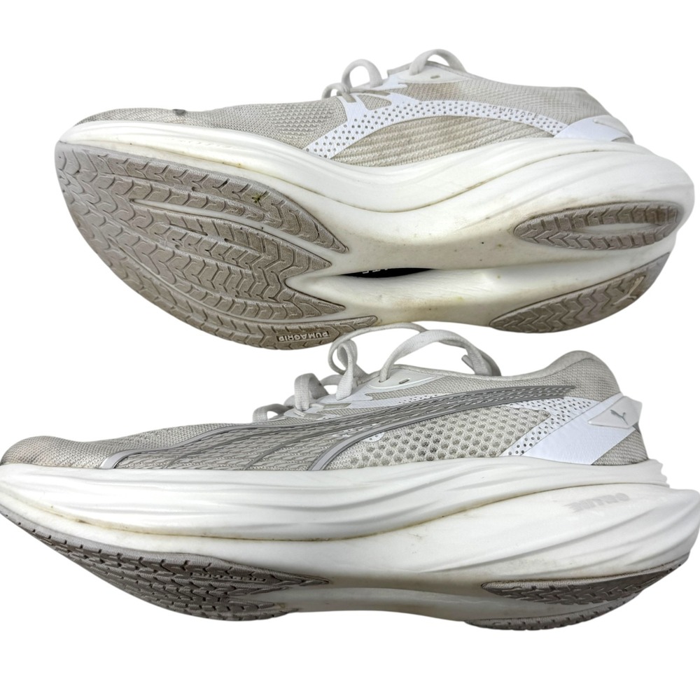 Puma Deviate Nitro 3 Men's Road Running Shoes White Size 8.5 - Picture 6 of 9